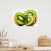 Poster Fruit kiwi vert (Cuisine)