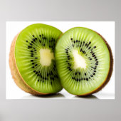 Poster Fruit kiwi vert (Devant)