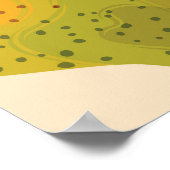 Poster Fruit Mango Motif sans joint (Coin)