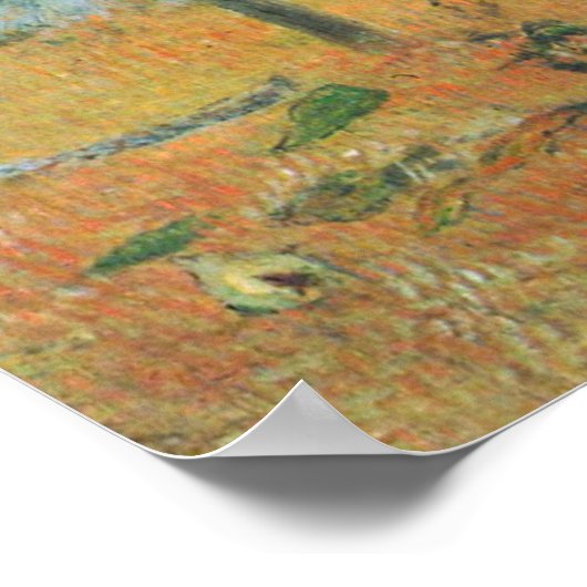 Poster Fruit Mango par Eugène Henri Paul Gauguin (Coin)