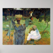 Poster Fruit Mango par Eugène Henri Paul Gauguin (Devant)