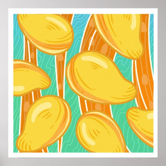 Poster Fruit Mangue (Devant)