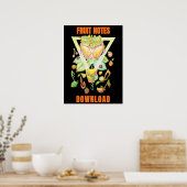 Poster Fruit Notes Download  (Cuisine)