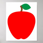 Poster Fruit rouge pomme (Devant)