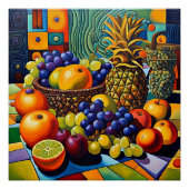 Poster Fruit surréaliste 9 (Devant)