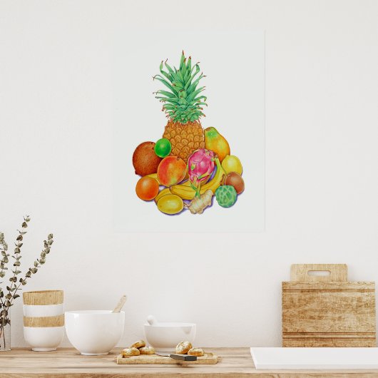 Poster Fruit tropical (Cuisine)