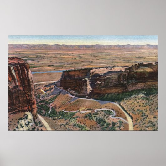 Poster Fruita Canyon & Monument Rim Drive (Devant)