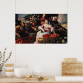 Poster Fruitmarket, 1590 (Cuisine)