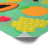 Poster Fruits (Coin)
