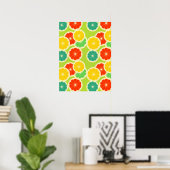 Poster Fruits d'agrumes frais, joli coloré (Bureau à domicile)