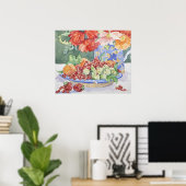 Poster Fruits dans une assiette 2014 (Bureau à domicile)