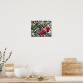 Poster Fruits de Dogwood Rouge Nature (Cuisine)