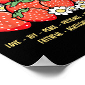 Poster Fruits de l'Esprit Foi chrétienne Verset de la Bib (Coin)