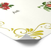 Poster Fruits de l'Esprit Galates Bible Verse (Coin)