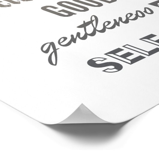 Poster Fruits de l'Esprit Jeter (Coin)