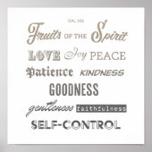 Poster Fruits de l'Esprit Jeter (Devant)