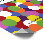 Poster Fruits de l'Esprit Points Art Imprimer (Coin)