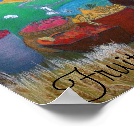 Poster Fruits de l'Esprit Saint - Nouvelle présent (Coin)