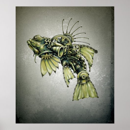 Poster Fruits de mer cinétiques (Devant)