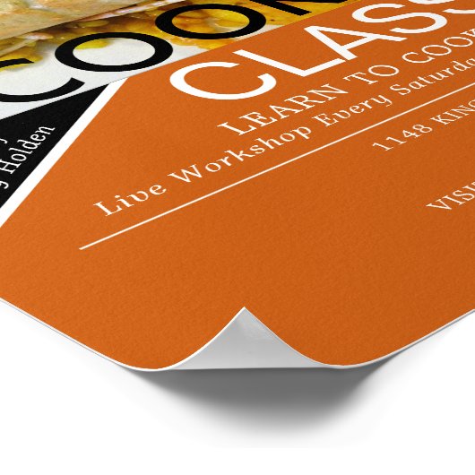 Poster Fruits de mer, Cuisines de classes Publicité (Coin)