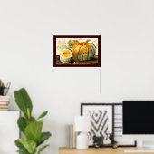 POSTER FRUITS DE SAISON / CITROUILLES (Bureau à domicile)