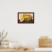POSTER FRUITS DE SAISON / CITROUILLES (Cuisine)