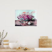 POSTER FRUITS DE SAISON / FRAISES ET POIRES (Cuisine)