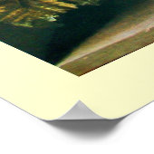 Poster FRUITS DE SAISON -PROSPÉRITÉ crème brun jaune (Coin)