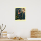 Poster FRUITS DE SAISON -PROSPÉRITÉ crème brun jaune (Cuisine)
