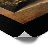 Poster FRUITS DE SAISON -PROSPÉRITÉ jaune brun noir (Coin)