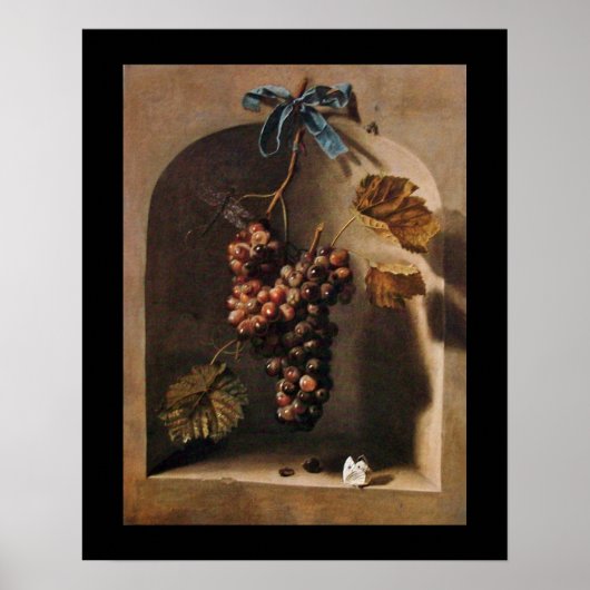 Poster FRUITS DE SAISON -PROSPÉRITÉ jaune brun noir (Devant)