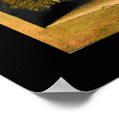 Poster FRUITS DE SAISON -PROSPÉRITÉ jaune brun noir (Coin)
