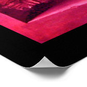 Poster FRUITS DE SAISON -PROSPÉRITÉ rose rouge violet (Coin)