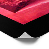 Poster FRUITS DE SAISON -PROSPÉRITÉ rose rouge violet (Coin)