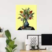 POSTER FRUITS DE SAISON - TULIPES (Bureau à domicile)