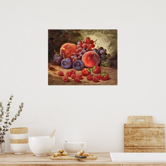 Poster Fruits d'été (Cuisine)