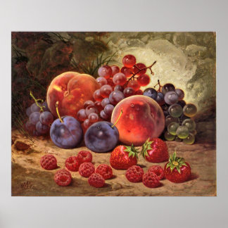 Poster Fruits d'été