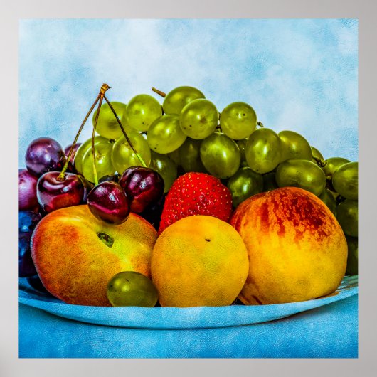 Poster Fruits d'été (Devant)