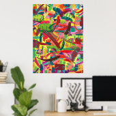 Poster Fruits d'été (Bureau à domicile)