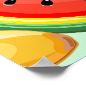 Poster Fruits d'été frais Motif (Coin)