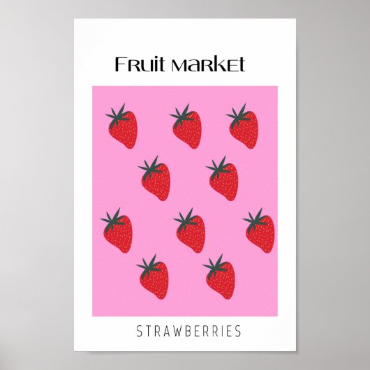 Poster Fruits du marché (Devant)