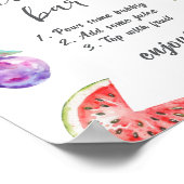 Poster Fruits Du Marché Barre Mimosa Nuptiale (Coin)