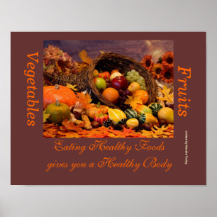 Poster Fruits et légumes