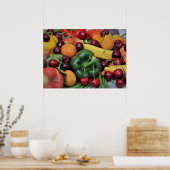 Poster Fruits et légumes (Cuisine)