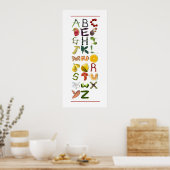 Poster Fruits et Légumes (Cuisine)