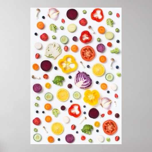 Poster Fruits et légumes (Devant)