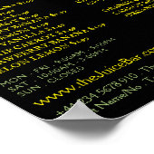 Poster Fruits et légumes, barre de jus Publicité (Coin)