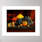 Poster Fruits et noix (Devant)
