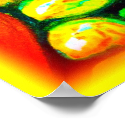 Poster Fruits Étonnants Ciel Étoffant. Commandez dès main (Coin)