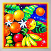 Poster Fruits Étonnants Ciel Étoffant. Commandez dès main (Devant)